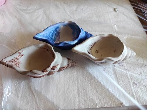 Miniatura 28 de DIY Shell Candle Tray Silicone Molds, Craft Seashell Creative Jewelry Making Mould Plate Dish Ashtray Mould for Resin Epoxy Casting Office Home