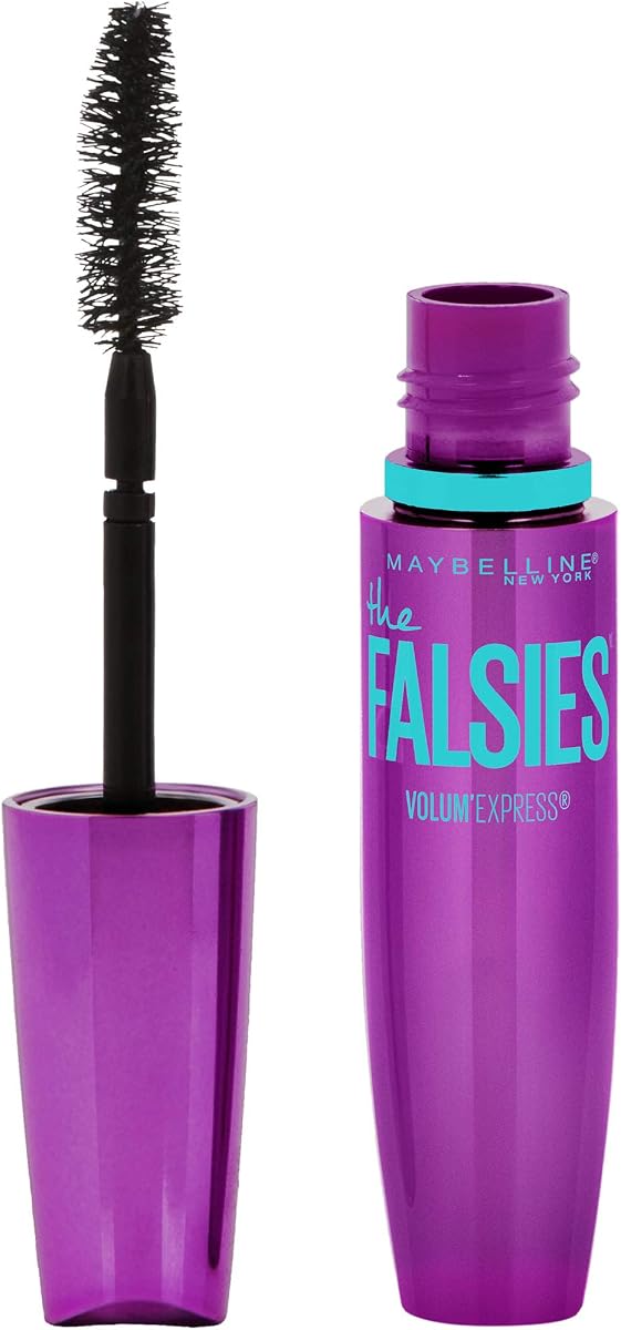 Volum' Express Falsies Volumizing, Washable Mascara, Blackest Black, 1 Count
