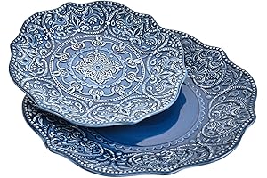 Sungmor Antique Baroque Stoneware Dinnerware Set