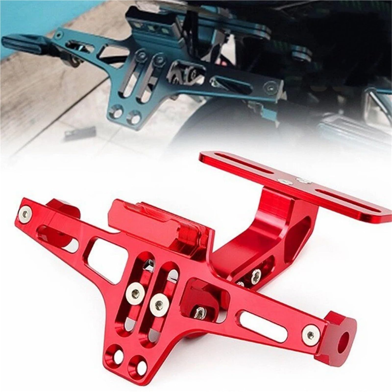 Portamatriculas Moto Soporte para Matrícula Motocicleta