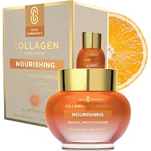 Collagen &amp; Vitamin C Moisturizer - Brightens Skin, Reduces Fine Lines &amp; Wrinkles - Anti-Aging, Dermatologist Tested, Clean Beauty, Korean Skin Care - 1.69 FL.OZ.