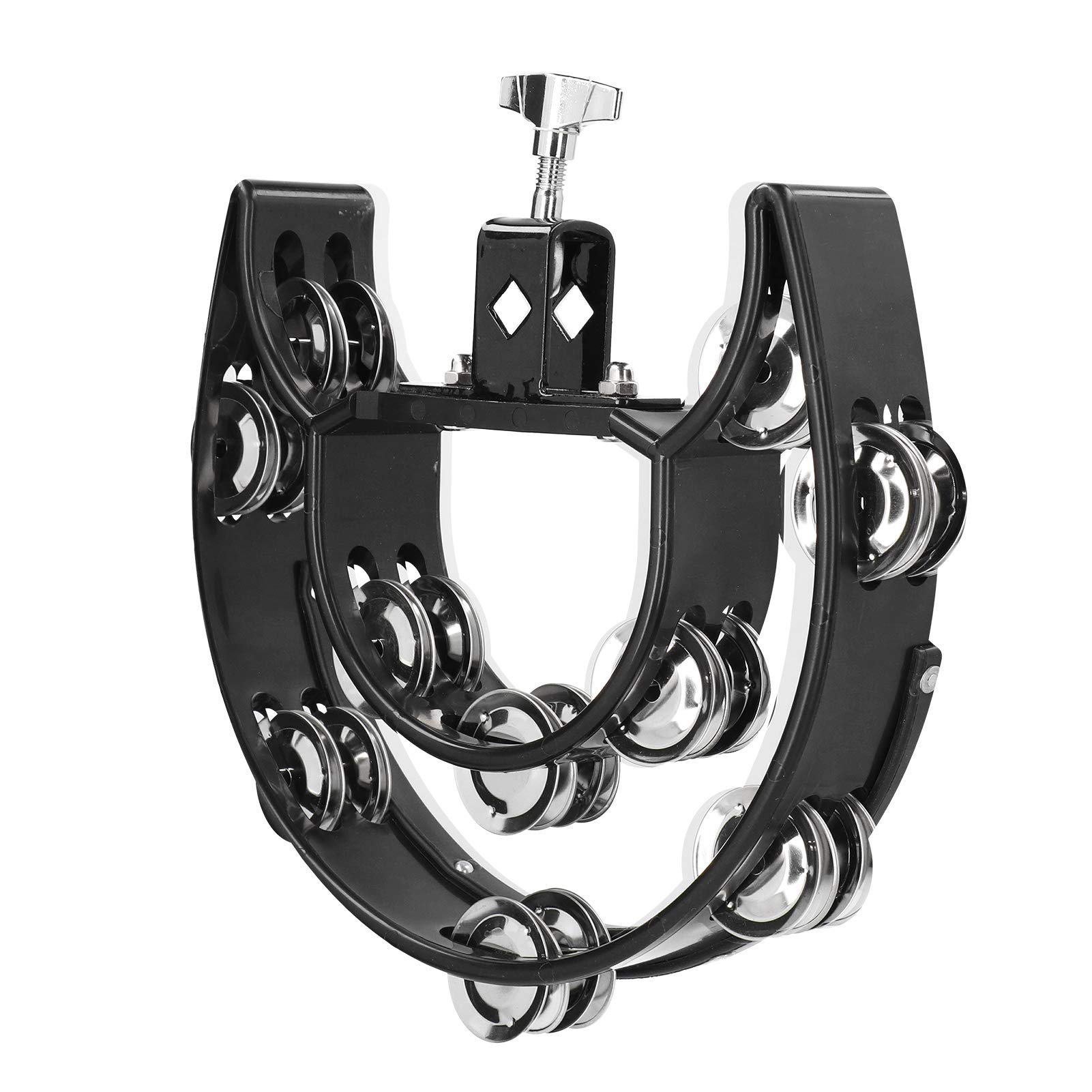 Hi Hat Tamburyn Instrumenty Perkusyjne Hi Hat Tamburyn Zestaw Perkusyjny Wielofunkcyjny Dzwonek Ręczny Grzechotka Luźne Dwurzędowe Dzwonki Ktv Bęben Tamburyn Tamburyny