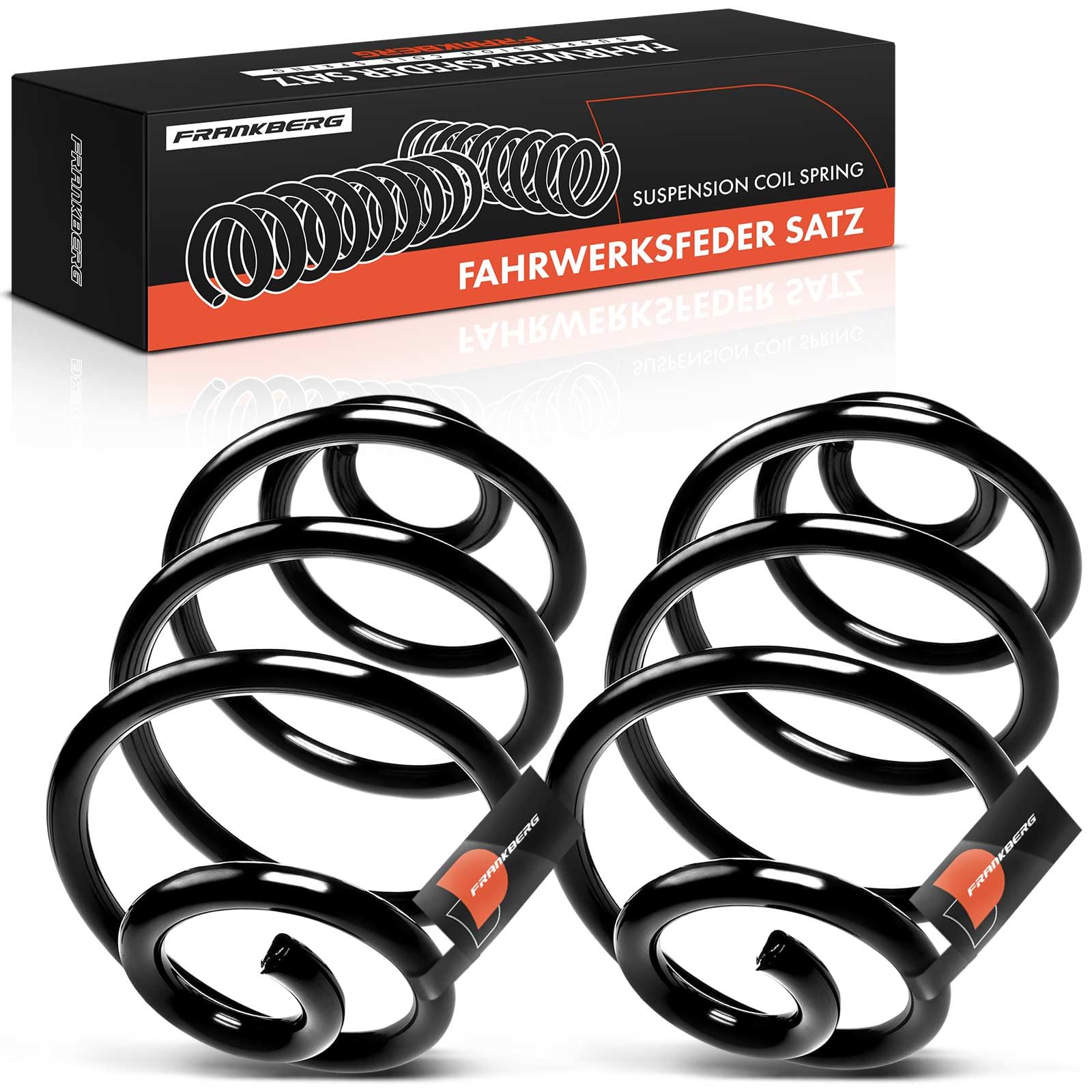Frankberg 2 x sprężyny zawieszenia z tyłu, kompatybilne z Corsa C F08 F68 2000-2009 Corsa C X01 2000-2012 Tigra Twintop/Convertible 2004-2009 Replace# 9196210