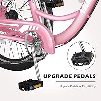 Vista 147 de H&ZT Triciclo para adultos, bicicleta de 3 ruedas, triciclo crucero, con engranaje de 7 velocidades, mango de freno de estacionamiento, escalón