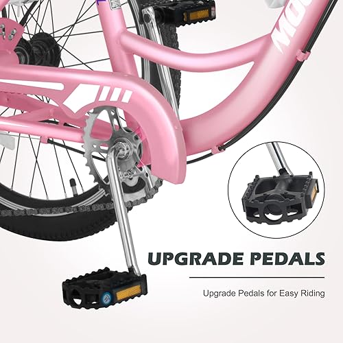 Vista 72 de H&ZT Triciclo para adultos, bicicleta de 3 ruedas, triciclo crucero, con engranaje de 7 velocidades, mango de freno de estacionamiento, escalón