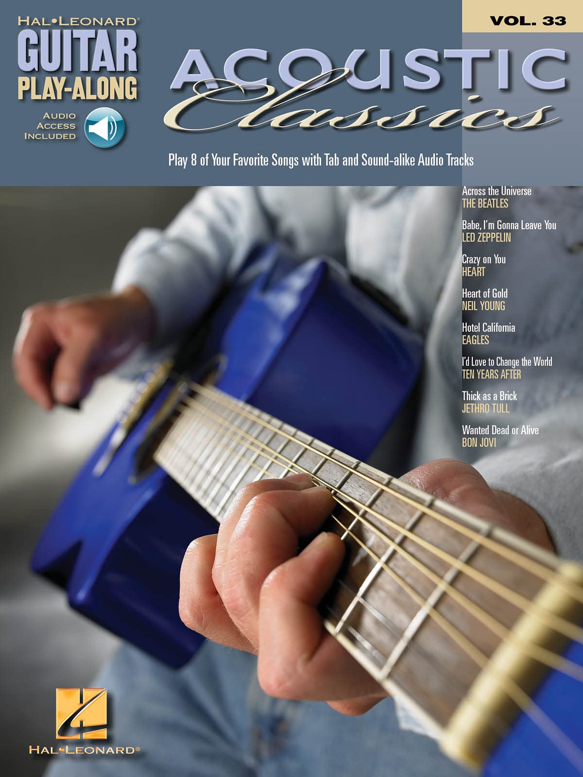 GUITAR PLAY-ALONG VOLUME 33 ACOUSTIC CLASSICS GTR BOOK/CD (Guitar Play-Along S)