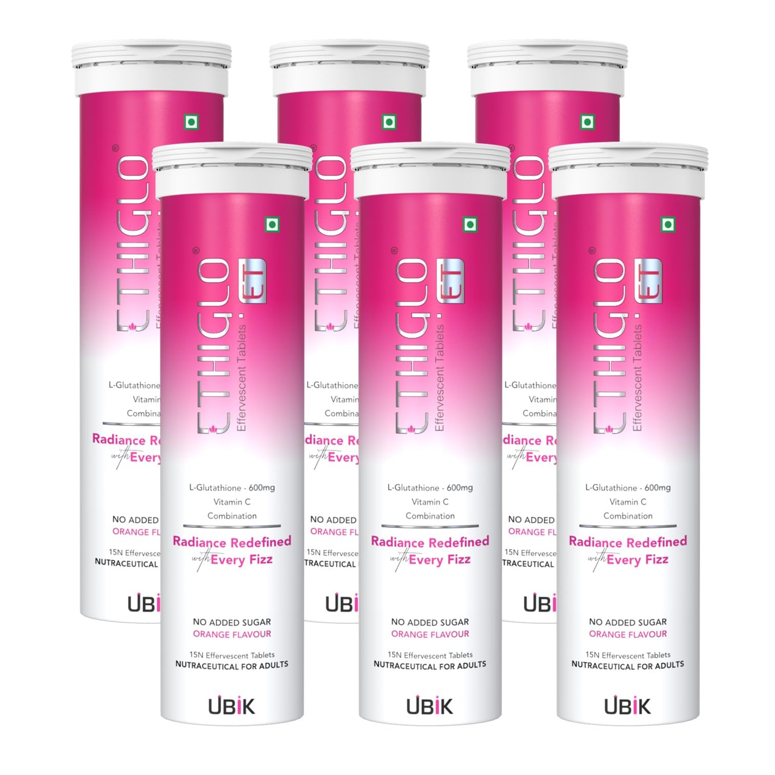 ETHIGLO ET Skin Lightning Tablets : Pack of 6 Health & Personal Care