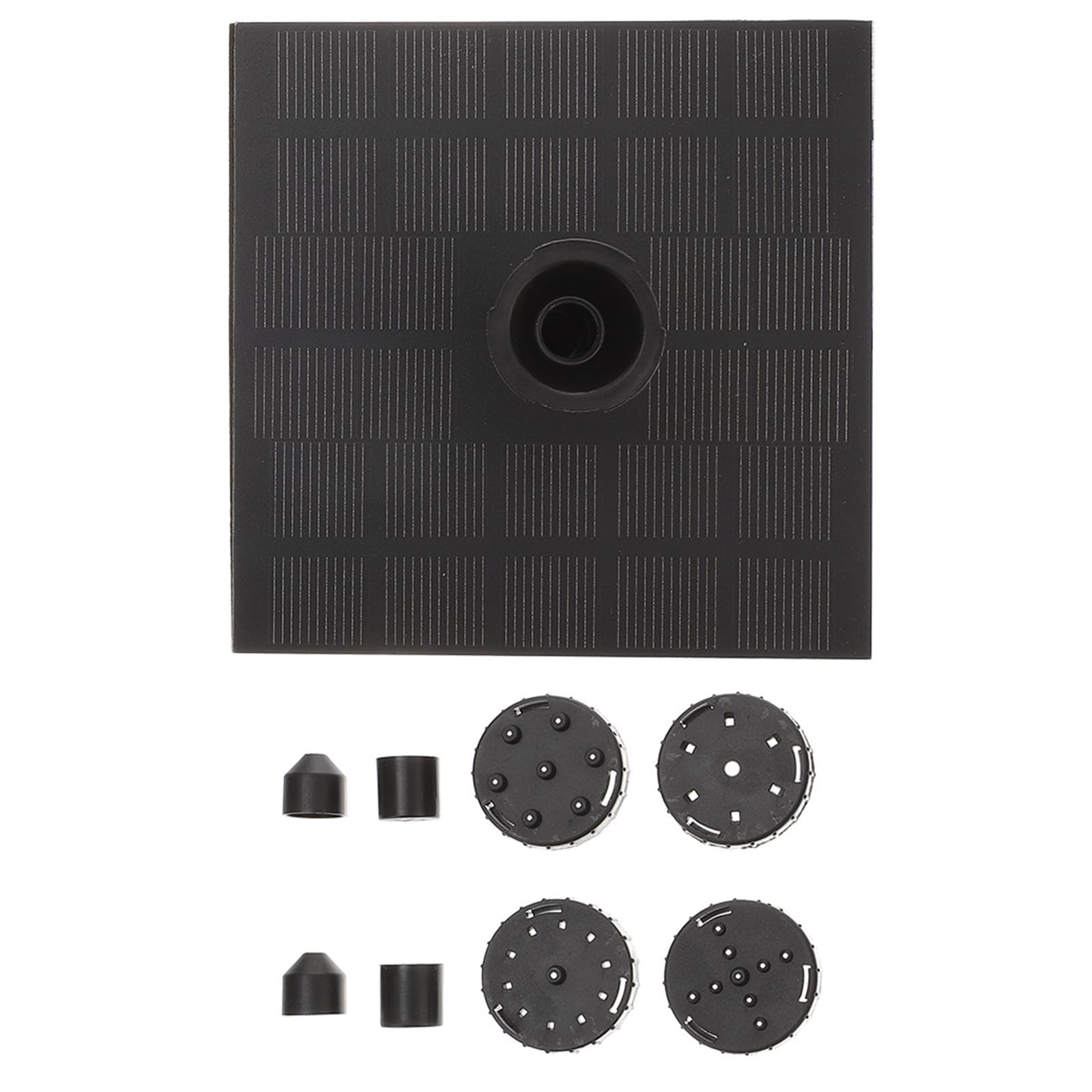 NAMOARLY Solar Powered Fountain Pump Floating Outdoor Fountain Pump for Pool and Birdbath with Oxygen Aeration and Engineering Plastics Material, Solar Water Features the Garden
