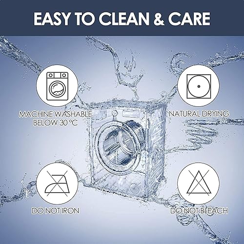 Miniatura 6 de Fundas elásticas para sofá de 2 plazas estampadas, funda de sofá universal de 2 plazas con 1 funda de almohada (M, línea gris claro)