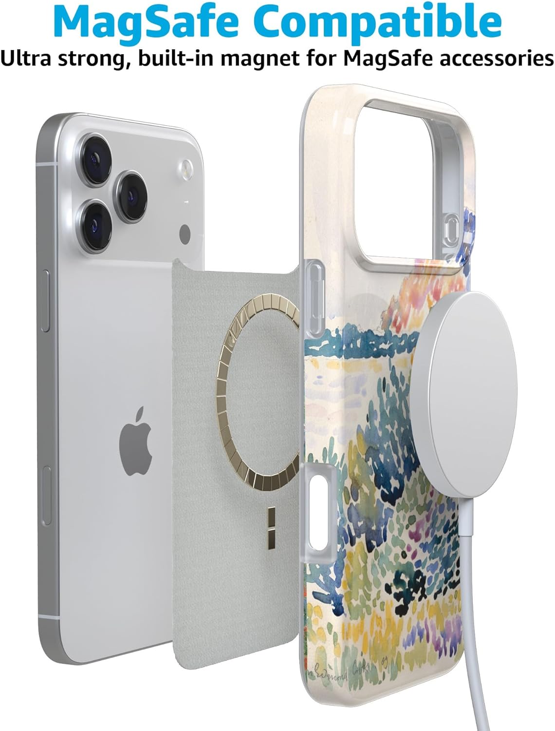 Casely iPhone 17 Pro Max Case | Calm Waters | The Met Museum | Compatible with MagSafe | Classic Ultra Slim Design - Image 3