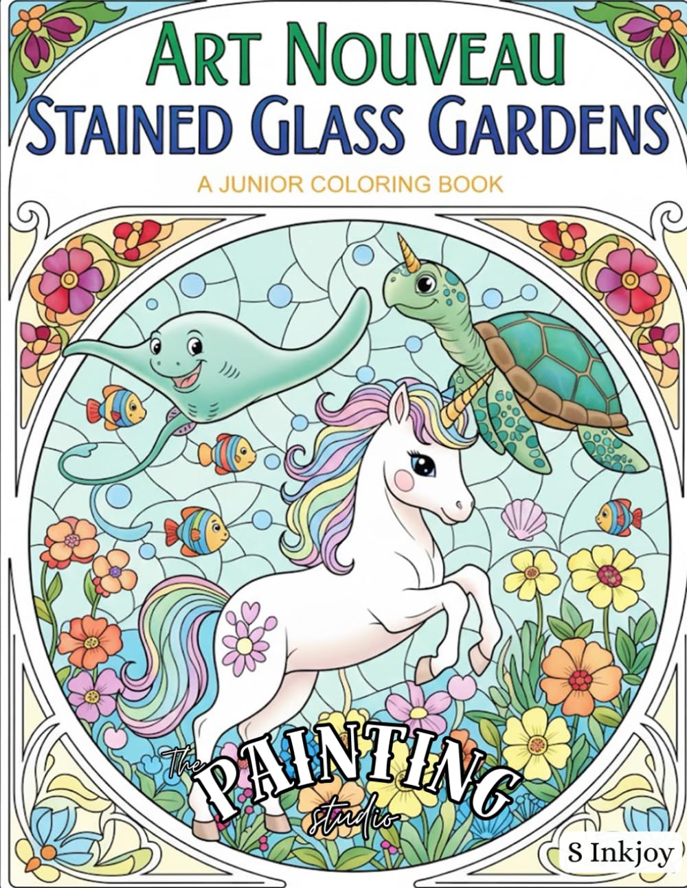 Art Nouveau Stained Glass Gardens Junior: The Painting Studio
