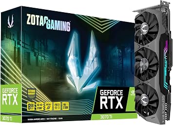 ZOTAC GAMING GeForce RTX 3070 Ti 8GB GDDR6X Graphics Card ZT-A30710Q-10P VD8335