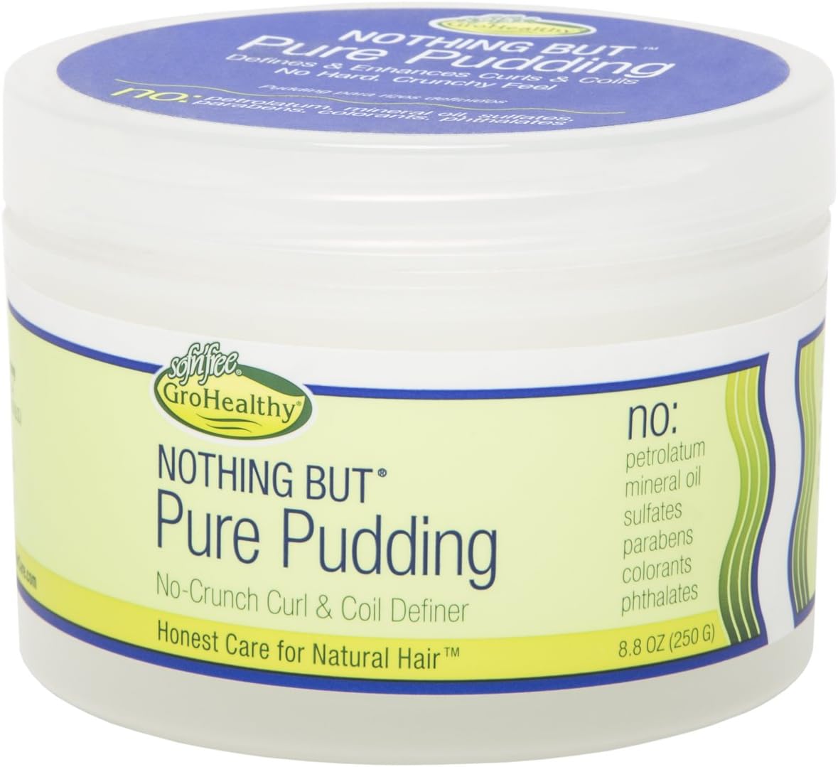 NOTHING BUT Pure Pudding - Gentle Non-Irritating Sulfate-Free Styling Conditioner for All Types of Curly, Healthy, Natural Hair, 8.8 oz (Pack of 1)