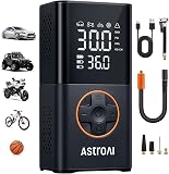 Amazon product image of AstroAI AstroAI L7 Tire Inflator Portable Air Compressor,150 PSI Cordless Bike Pump