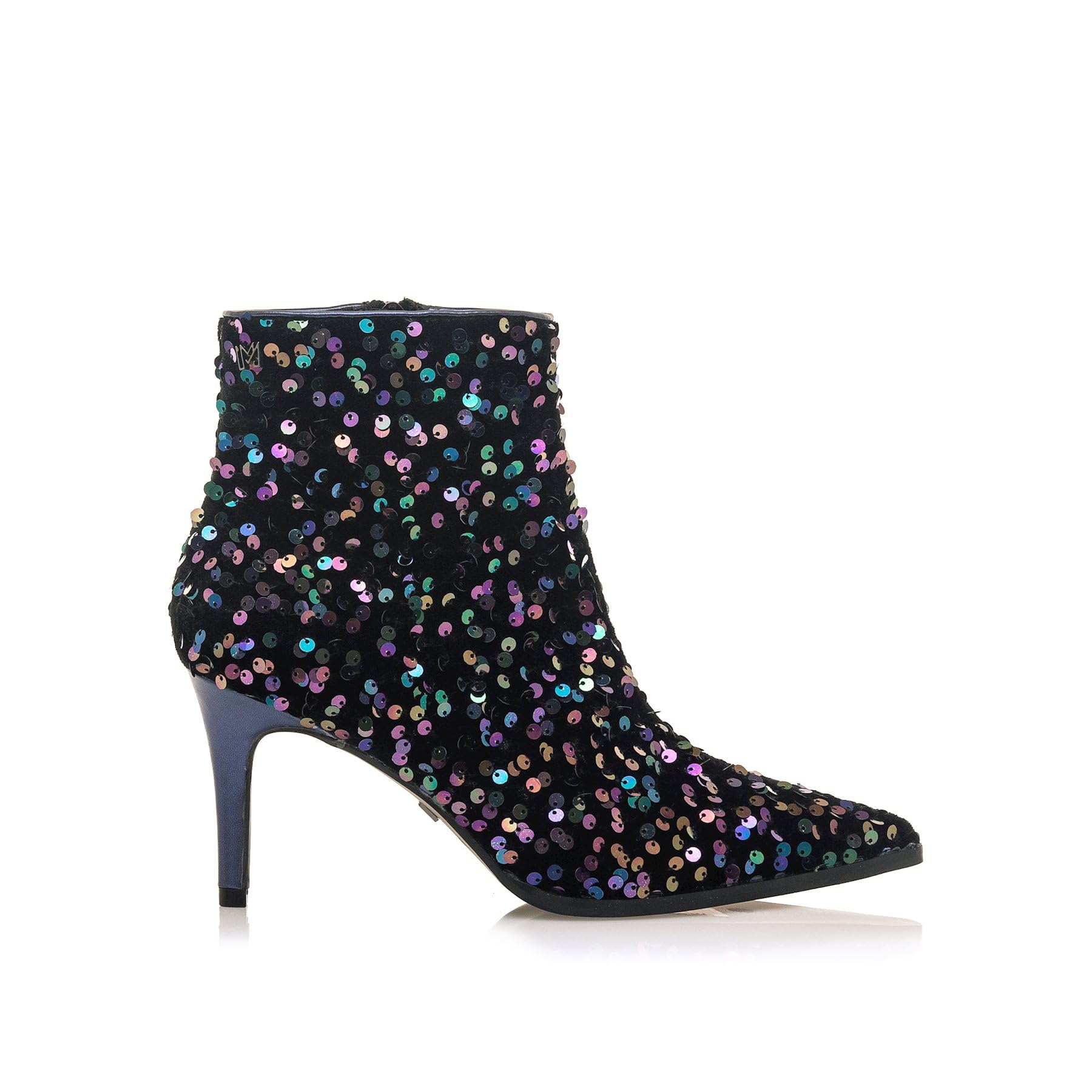 Maria Mare Women's Heeled Ankle Boots 63397 Women's Heeled Ankle Boots Dress with Zipper, multicoloured, 8 UK