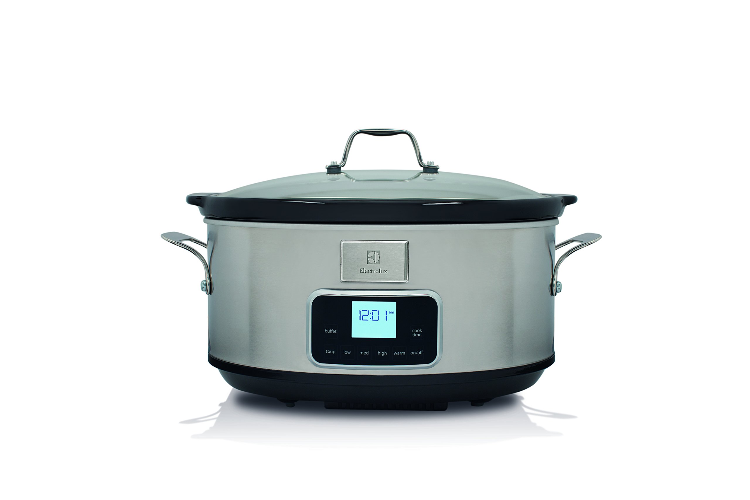 Electrolux MIJOTEUSE ESC7400 - Mijoteuse en acier inoxydable avec 6 programmes prédéfinis, 235 W, 6,6 lt