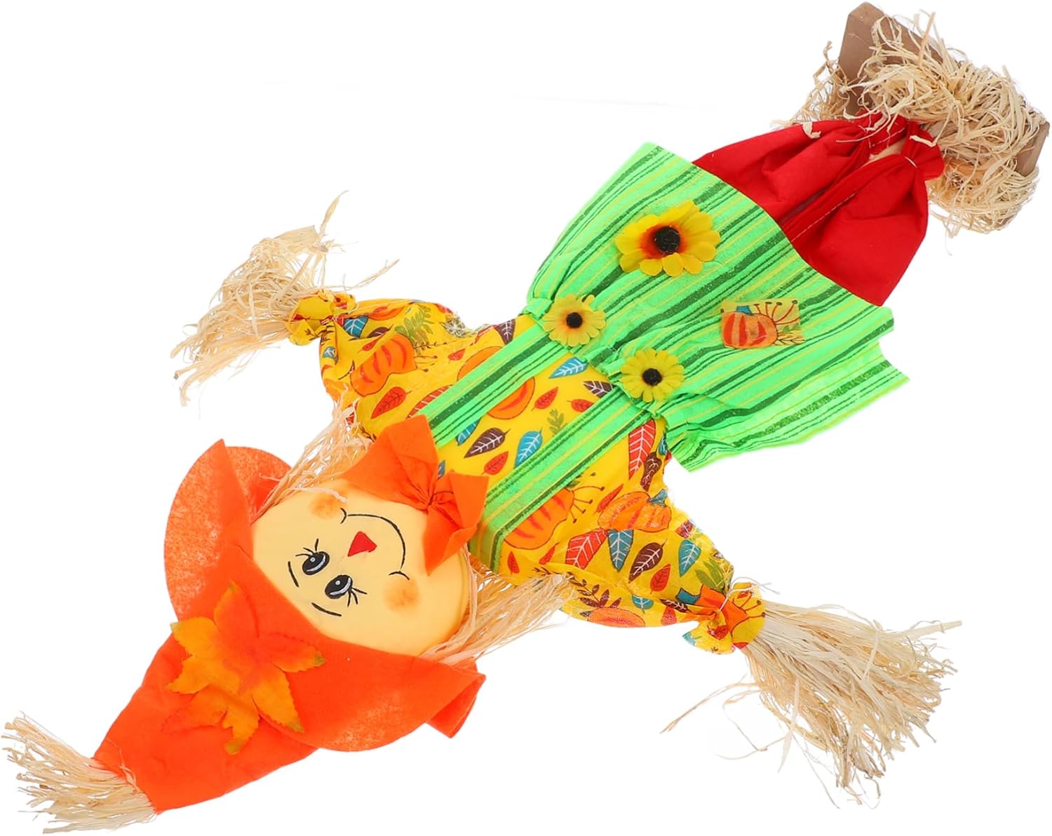 Milisten Fall Scarecrow Decorations Small Garden Scarecrow Stake Outdoor Decor Halloween Thanksgiving Accessories