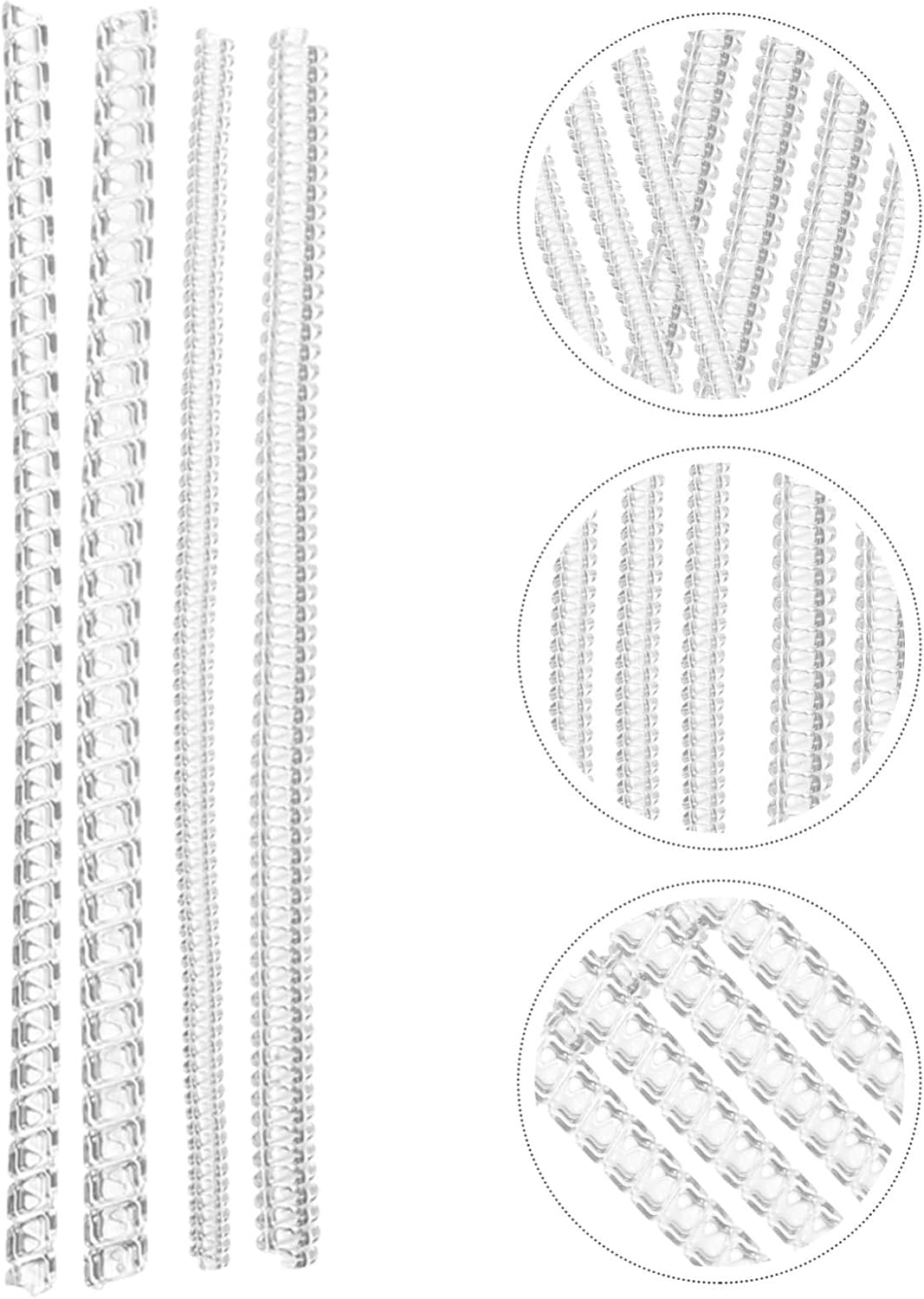 KAILIKETIY 16Pcs Invisible Ring Size Adjuster for Men and Women Silicone Ring Spacer Jewelry Size Tightener