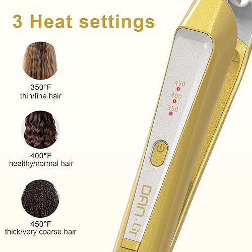 Miniatura 3 de Peine caliente eléctrico para pelucas, peine caliente de doble voltaje para cabello de mujeres negras, peine alisador prensado peines con una bolsa,