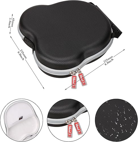 Miniatura 7 de Mchoi Funda rígida portátil compatible con auriculares Pioneer DJ HDJ-X5 profesionales, auriculares Apple AirPods Max, auriculares SteelSeries