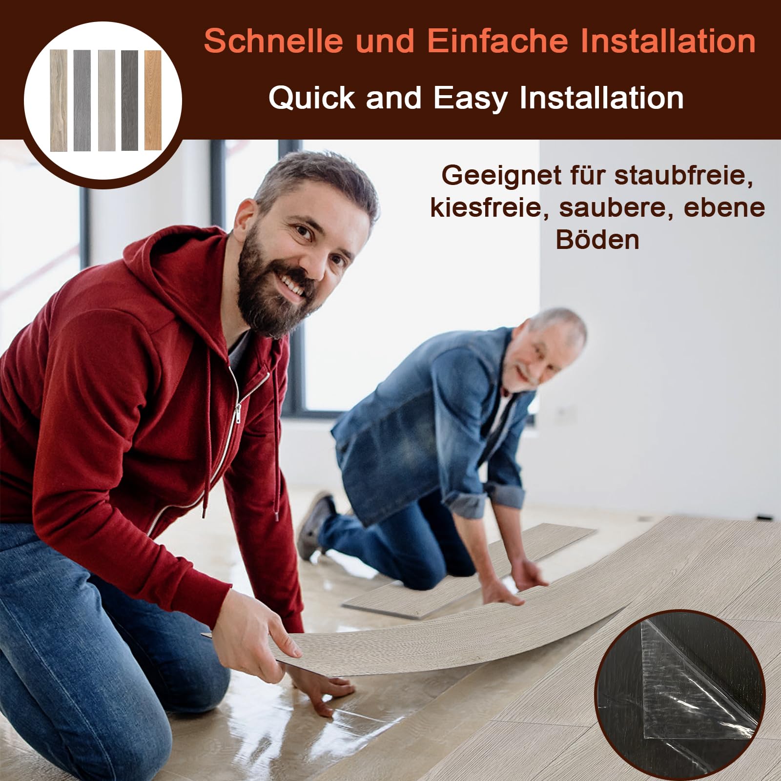 Suelo de PVC autoadhesivo con aspecto de madera, 54 unidades, 7,53 m², baldosas de vinilo, autoadhesivas, suelo de PVC, antideslizantes, impermeables, ignífugas, roble clásico, blanco