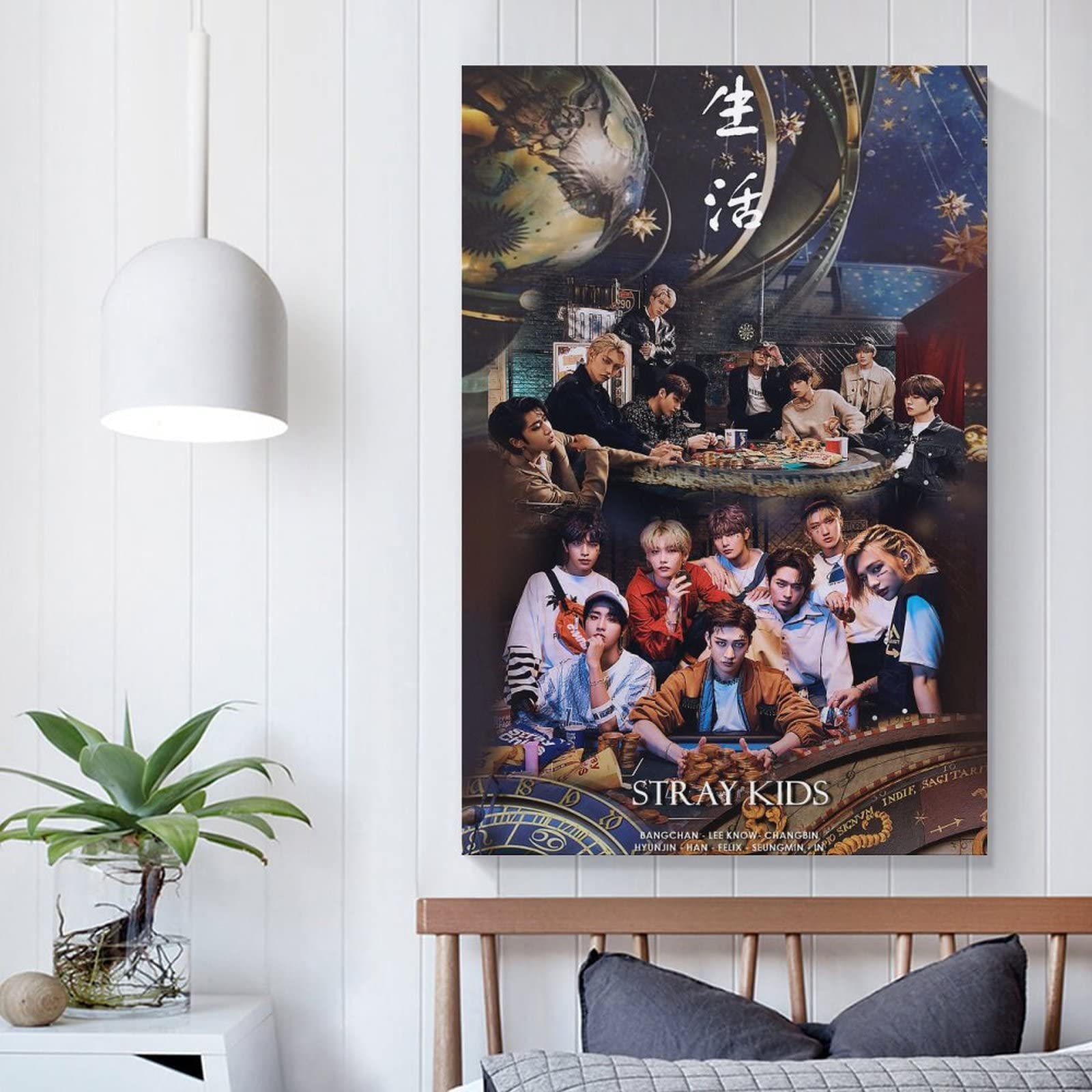Stray Kids poster esthetische canvas print kamer esthetische muurkunst