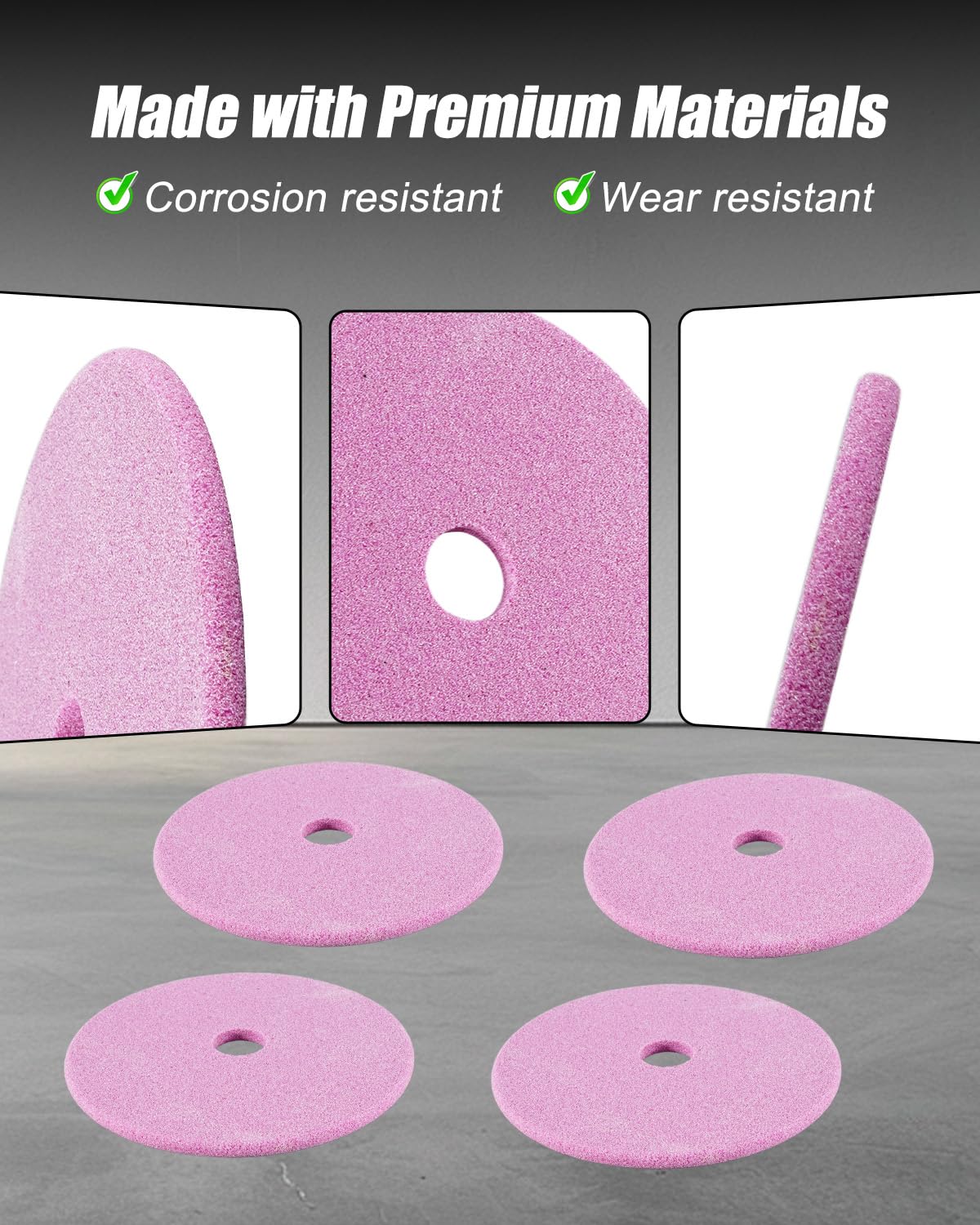 Grinding Wheel Replace OR534-14A, 5-3/4 Inch x 1/4 Inch, 7/8 in Arbor Holeh