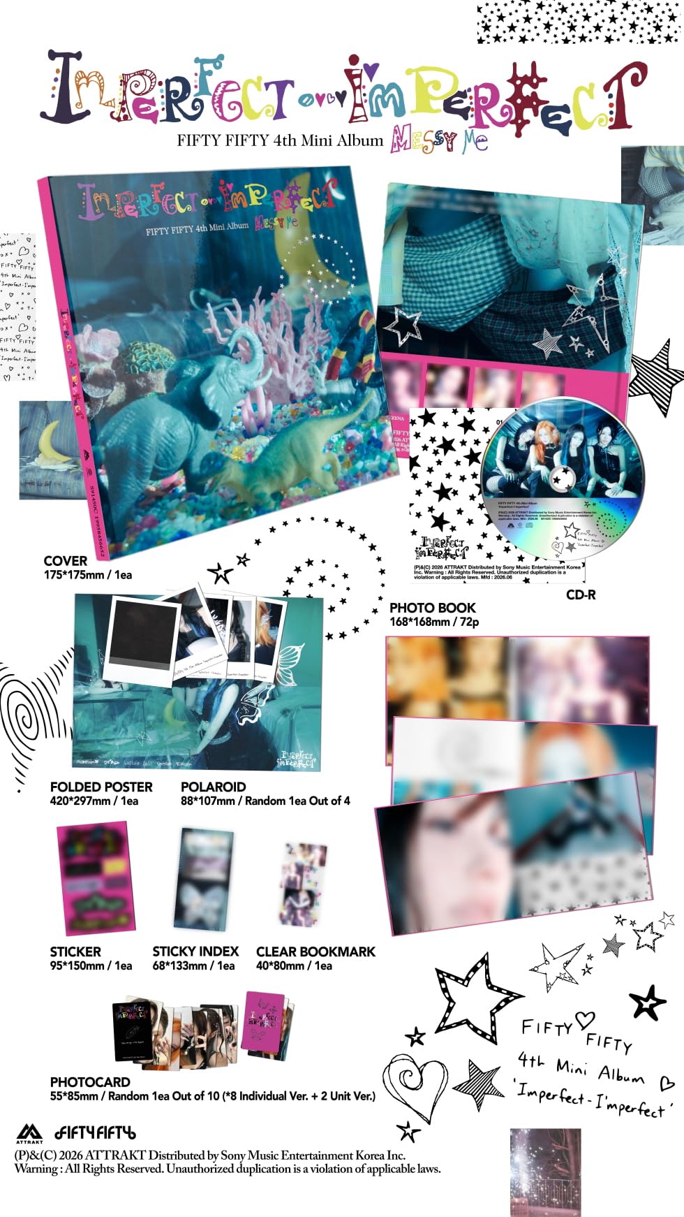 Amazon.co.jp: FIFTY FIFTY - 4th Mini Album [ Imperfect-I'mperfect