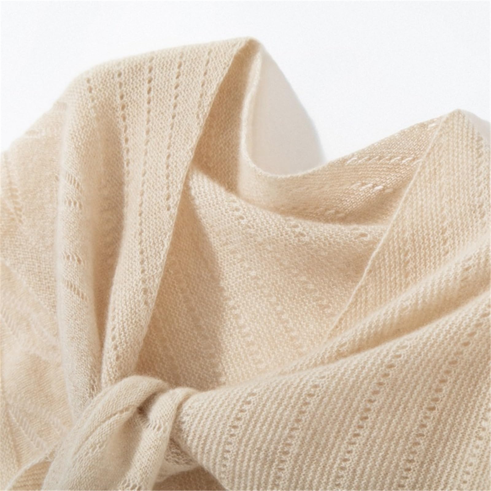 Sciarpa Sciarpa triangolare in cashmere con motivo cavo, scialle jacquard caldo alla moda da donna Ponchino