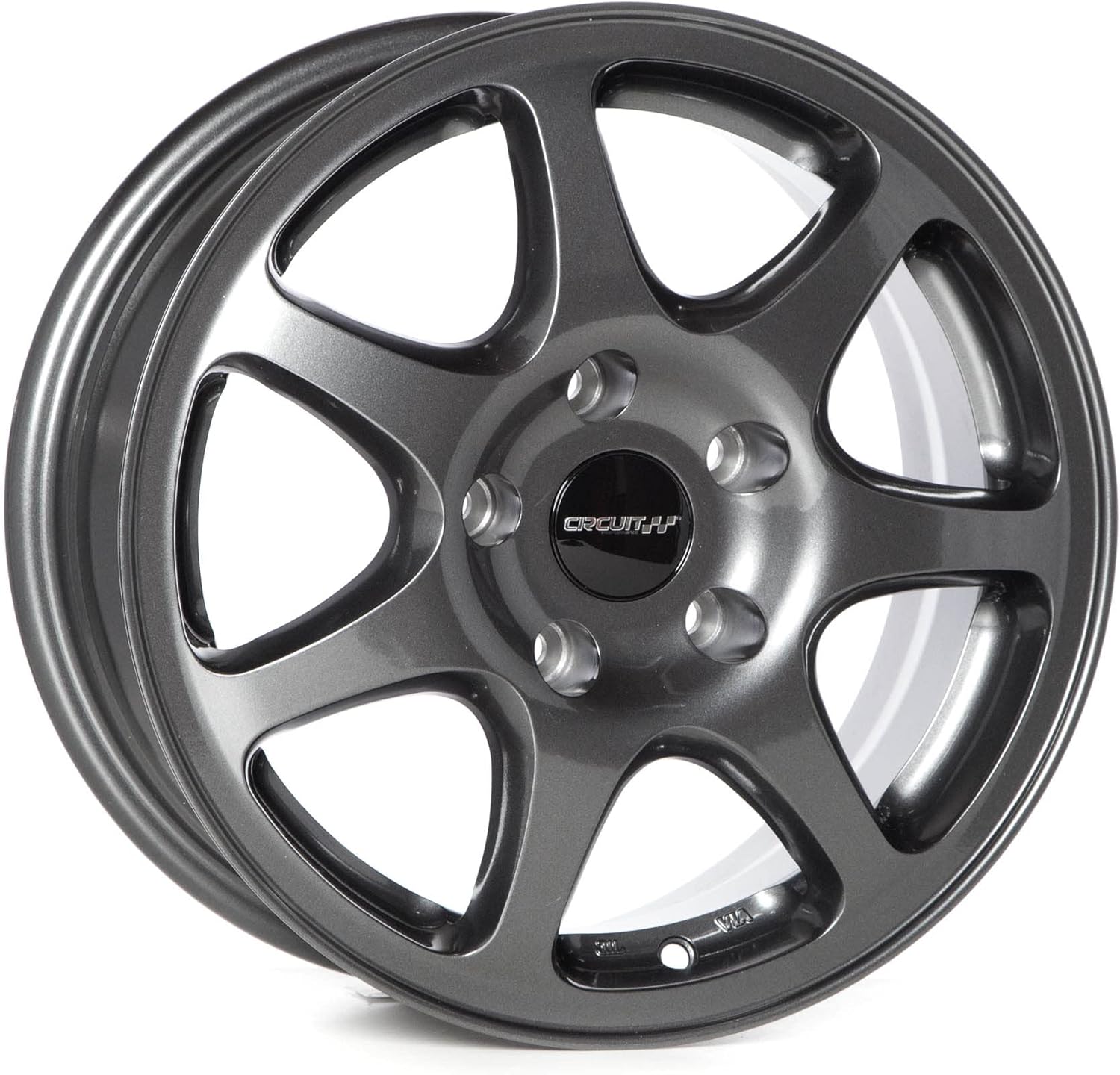 Circuit Performance CP42 15x7 Gloss Gun Metal 5x114.3 +35mm Wheels USDM ITR Integra Type R Style