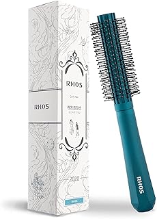 RHOS Round Hair Brush with Nylon Bristles for Styling/Blow Drying/Curling/Straightening-Styling Round Brush for Bangs/Thi...