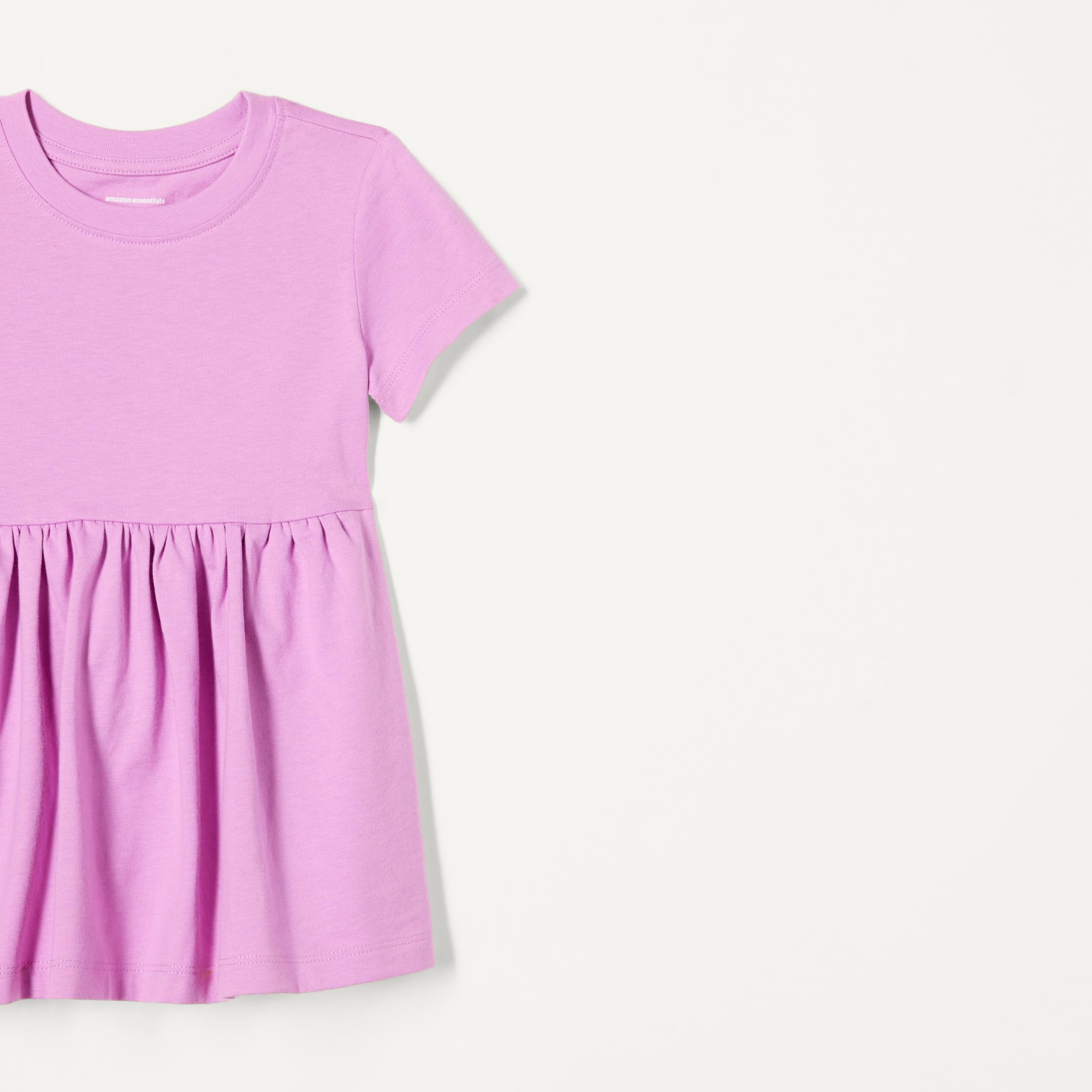 Amazon Essentials Bambine e Ragazze Abito in Jersey a Maniche Corte