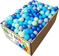 Vista 8 de Bolas para pozo de bolas, 500 unidades, bolas de plástico para jugar, para pozos de bolas, corrales para perros, sin BPA, a prueba de aplastamiento