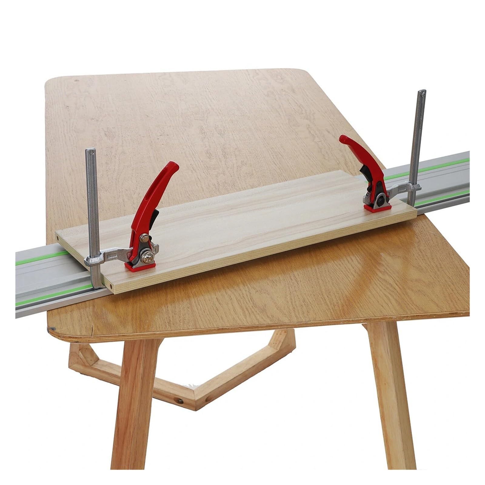 Hebelzwinge Ganzstahl 2PCS 160x60mm Schnellführungsschienenklemme F Klemmung for und System-Handwerkzeug