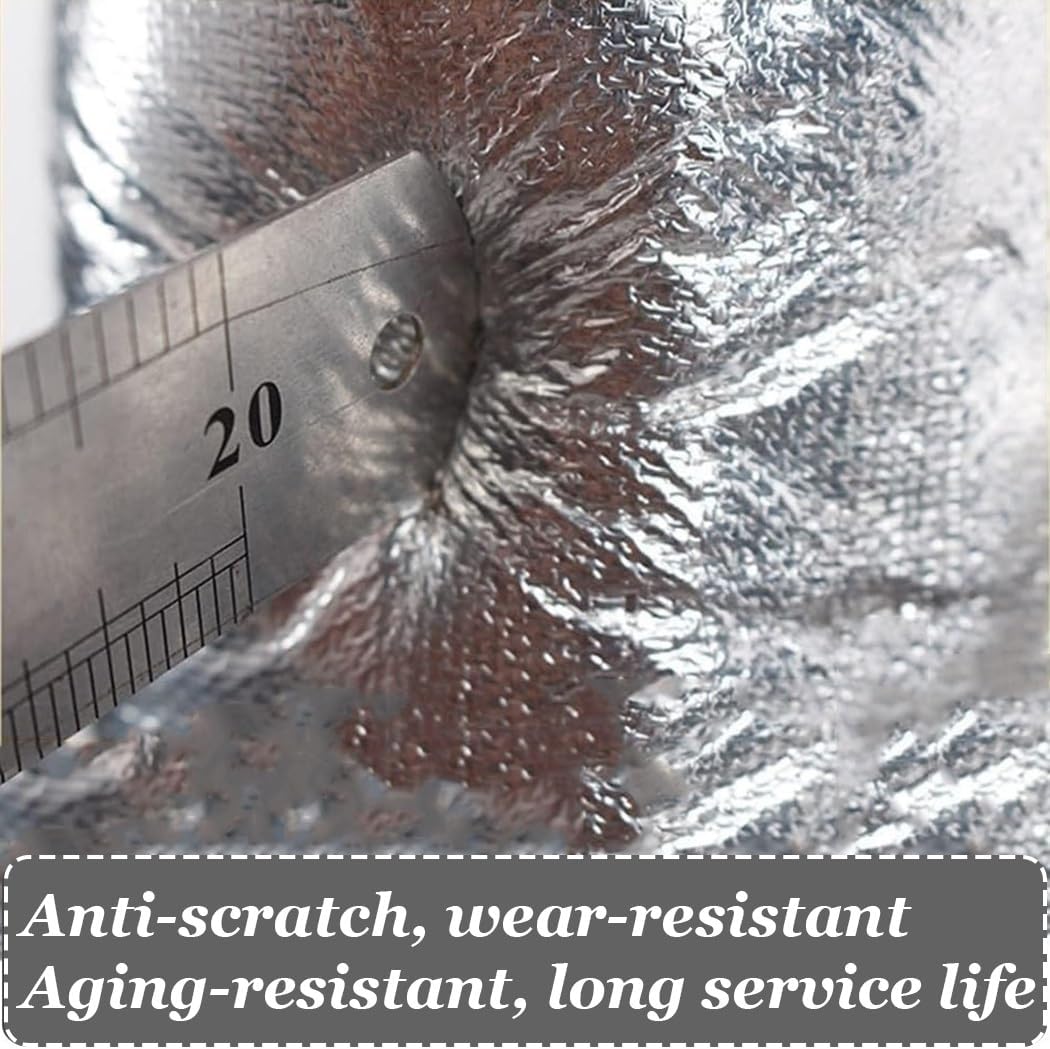Outdoor Pipe Insulation Elastomeric, Pre Slit Self Adhesive Insulation Foam Wrap, Glass Wool Pipe, Rock Wool Insulation Pipe, Fire Prevention And High Temperature Resistant Aluminum Foil Pipe(108mmX30