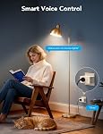 Govee Smart Plug with Energy Monitoring, WiFi Bluetooth Plug Work with Alexa and Google Assistant, 15A Smart Outlets with Timer & Group Controller, No Hub Required, ETL&FCC Certified for Home, 4 Pack