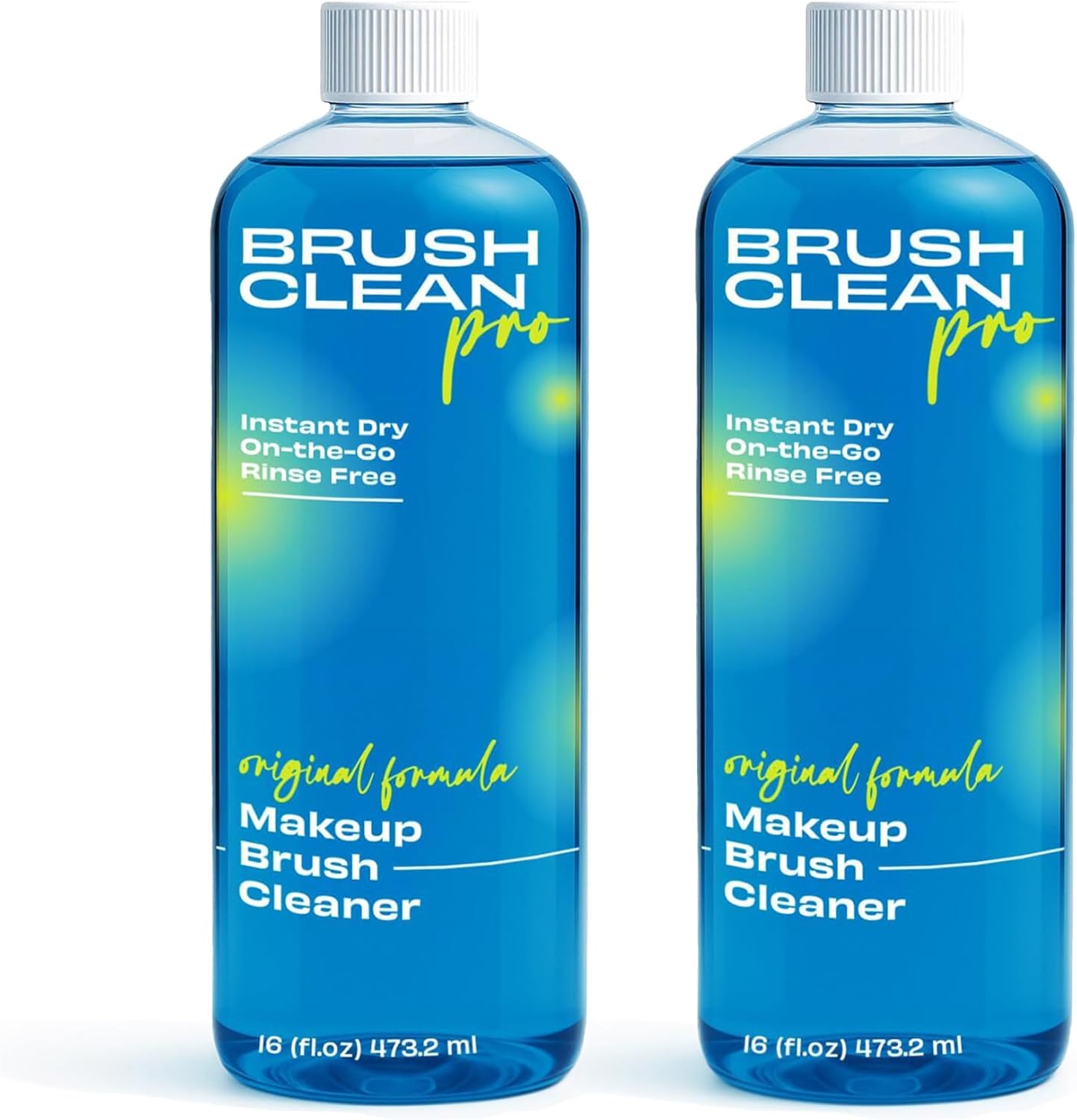 Makeup Brush Cleaner – Quick-Dry, Rinse-Free Formula, 32 oz (2 Pack 32 oZ)