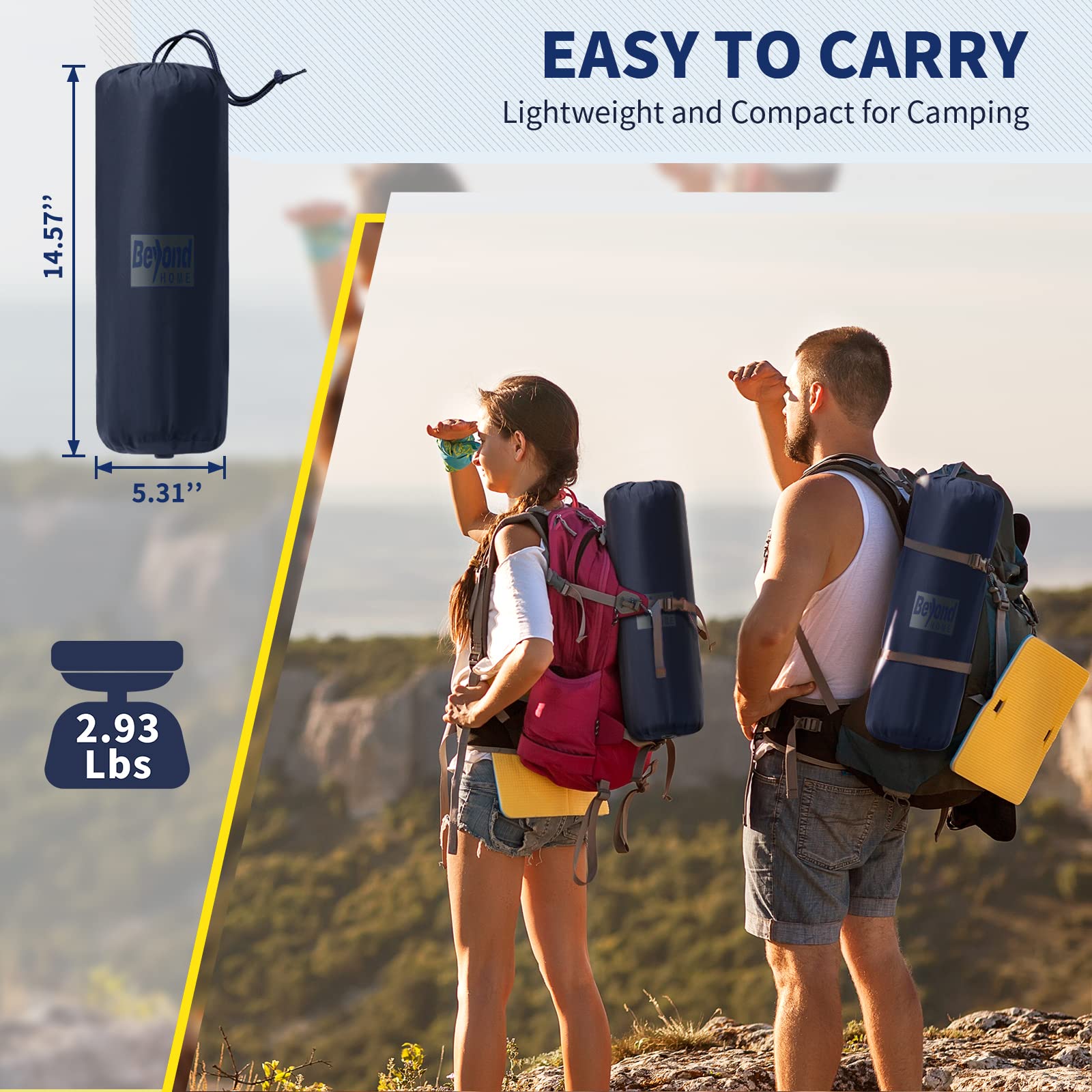 Bolsa Inflable Multifunción Impermeable 2 En 1 Con Almacenam | Meses sin intereses