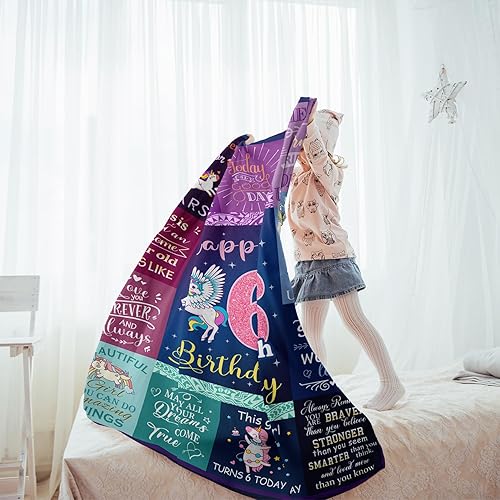 Miniatura 3 de Solzien Ideas para regalos de cumpleaños manta de 60 x 50 pulgadas (6 - morado, 50 x 40 pulgadas)