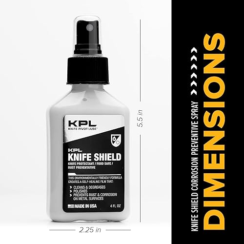 Vista 4 de Knife Pivot Lube – Knife Shield Preventivo contra la Corrosión – Protección contra el Óxido Segura para Alimentos y Limpiador a Base de Agua – 4