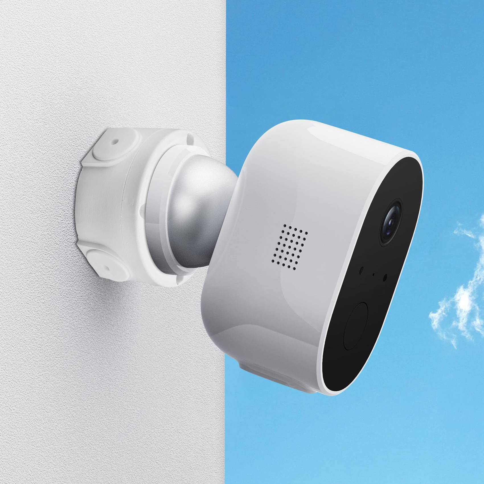Supporto universale per telecamera di sorveglianza, esterno uso impermeabile parete soffitto cavo presa scatole