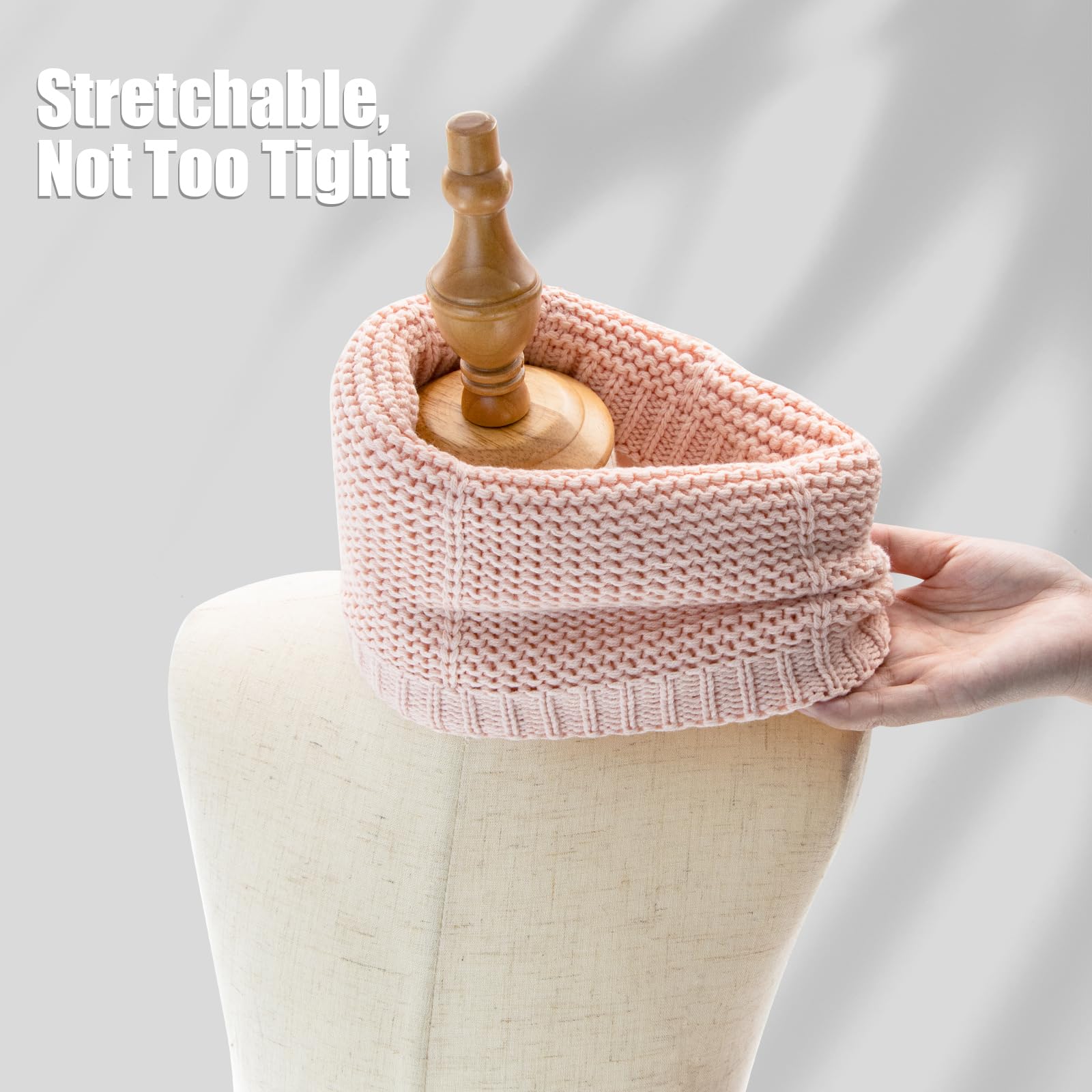 XIAOHAWANG - Pañuelo de invierno para bebé de punto grueso para niños y niñas