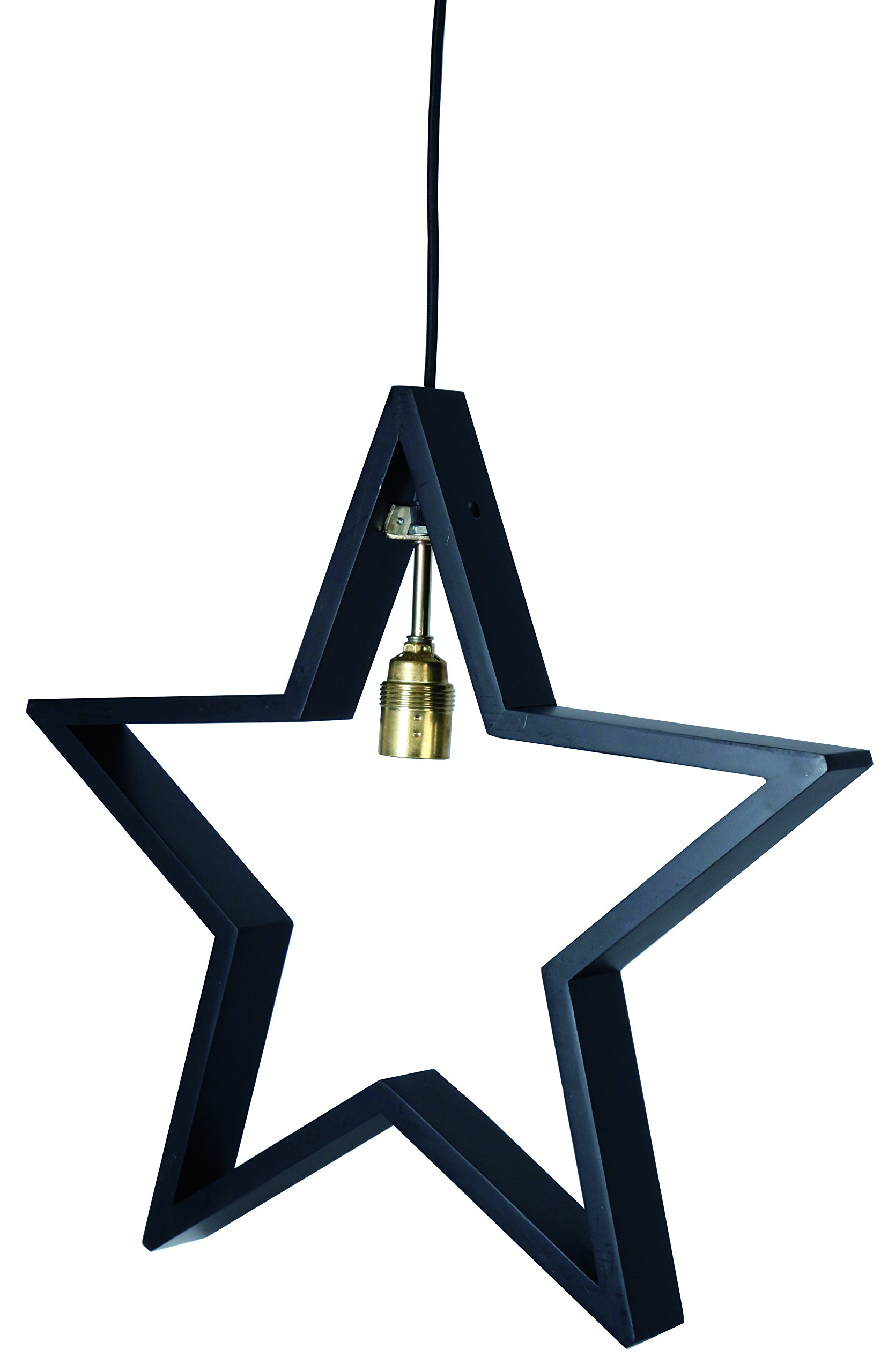 Star 257-12 LYSeKIL étoile en bois noir pour salon chaleureux