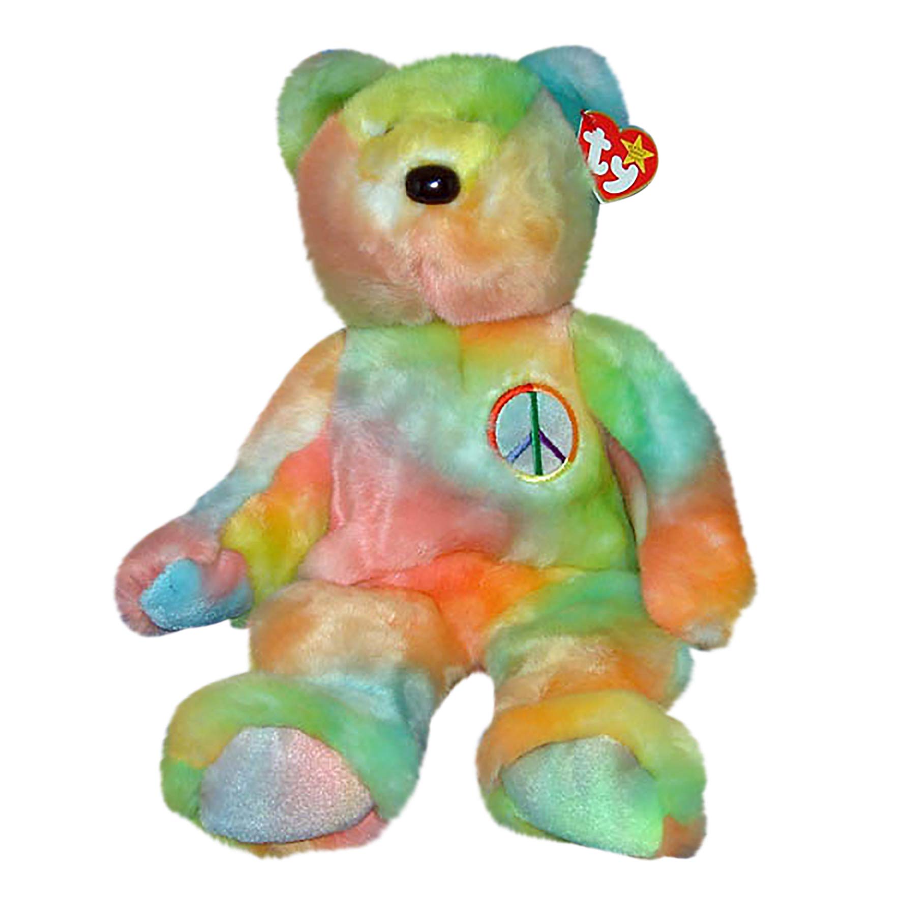 TY BEANIE BUDDY Peace der Teddy