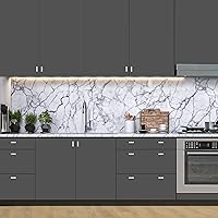 Vista 44 de 5 Pack Matte Black Cabinet Knobs - Kitchen Cabinet Knobs Black Cabinet Pulls for Kitchen Cabinet Drawer Stainless Steel Dresser Knobs for Cabinet