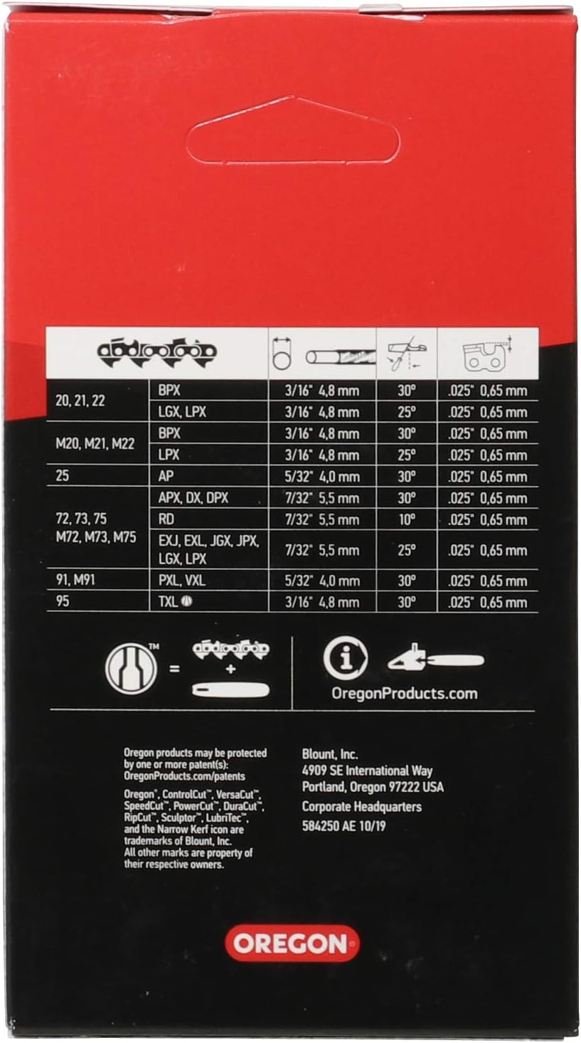 OREGON 25F-60EJ Chainsaw Bamboo Cutting Chain