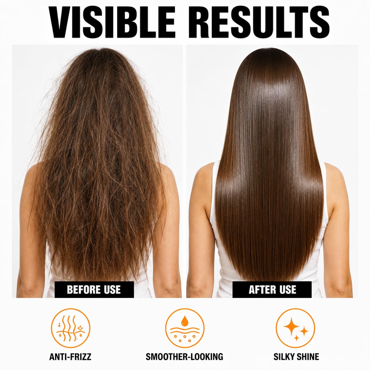 Arganöl-Hitzeschutzspray für trockenes lockiges Haar, feuchtigkeitsspendender Haarnebel, Frizz-Control Stylingpflege, Leave-In Spray für glattes, weiches Haar und natürlichen Glanz (7Stück)