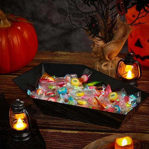 Miniatura 3 de 4 bandejas de plástico para dulces de Halloween con espeluznante mancha de sangre para Halloween, dulce o truco, cuenco de melamina para Halloween,