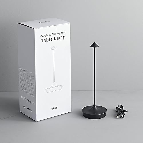 Miniatura 9 de Cordless Table Lamp Rechargeable LED Table Lamps Battery Operated 4000mAh Touch Dimmable Wireless Lamp Waterproof Portable Outdoor Table Light for