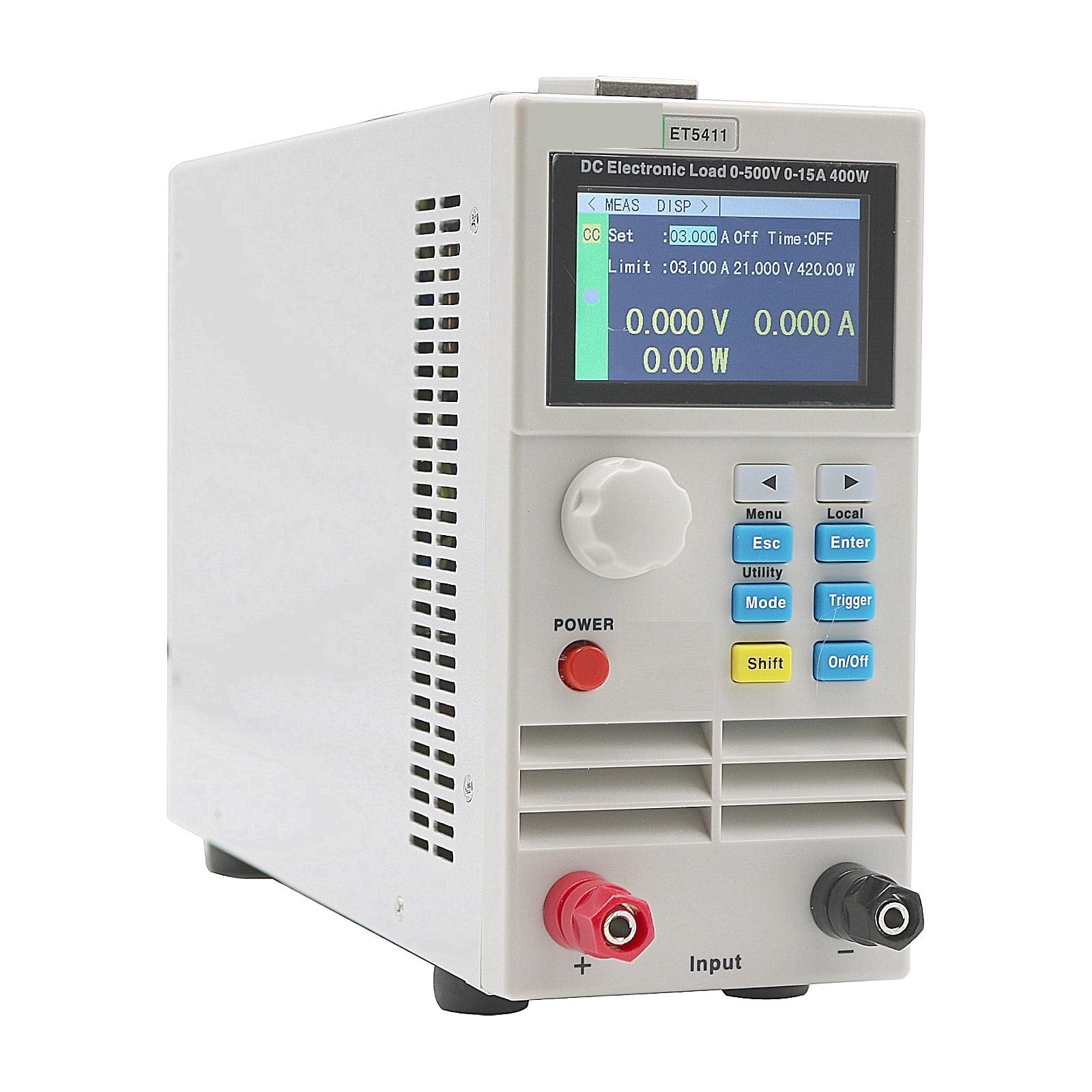 Medidor LCR, Controlador de carga electrónica corriente constante ajustable ET5411A+ 400w 15A